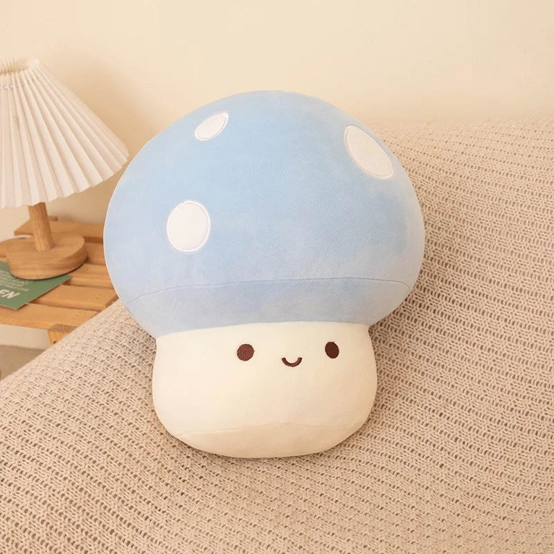 Cute Mushroom Plush Pillow – Soft Stuffed Animal Room Decor Gift