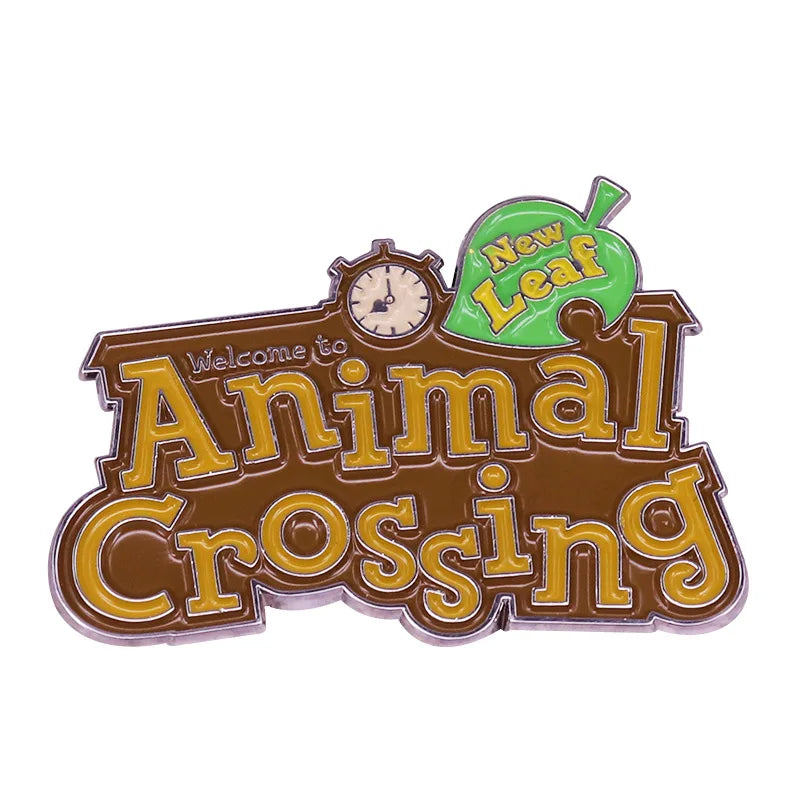 Animal Crossing Enamel Pins – Cute Backpack & Jacket Accessories for Gamers