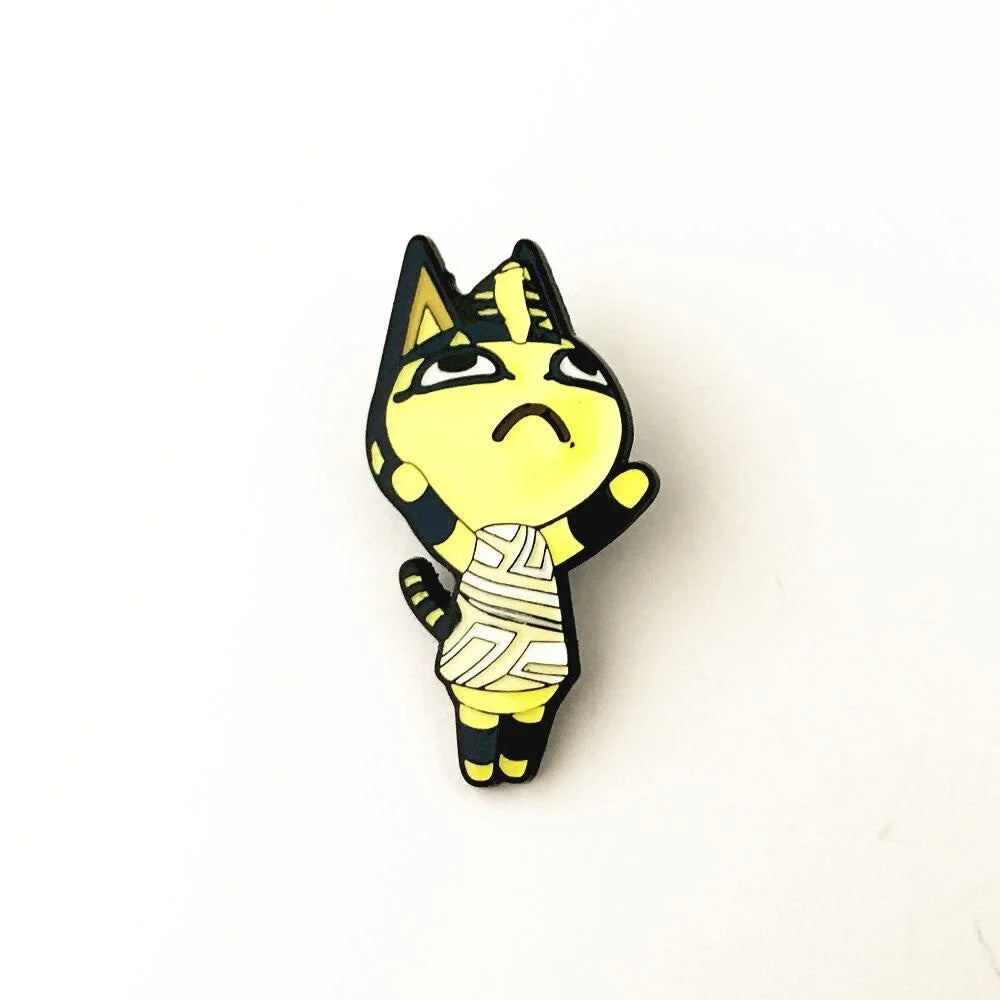 Animal Crossing Enamel Pins – Cute Backpack & Jacket Accessories for Gamers