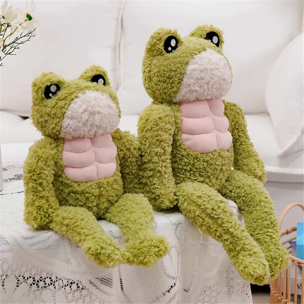 Strong Frog Plush Toy