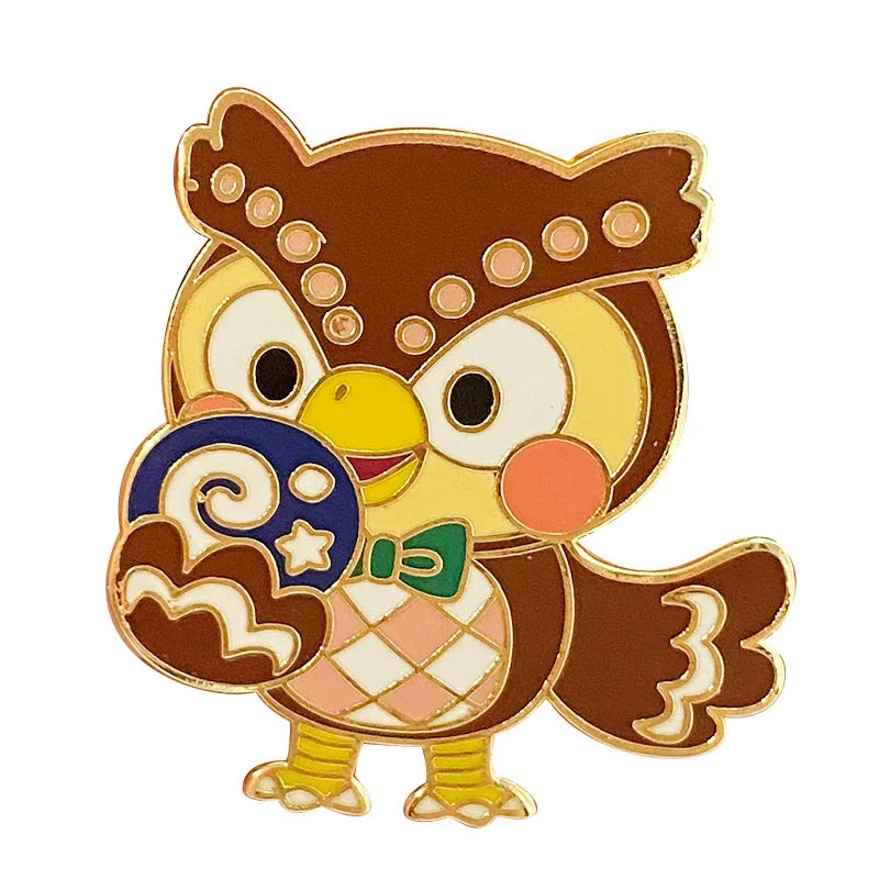 Animal Crossing Enamel Pins – Cute Backpack & Jacket Accessories for Gamers