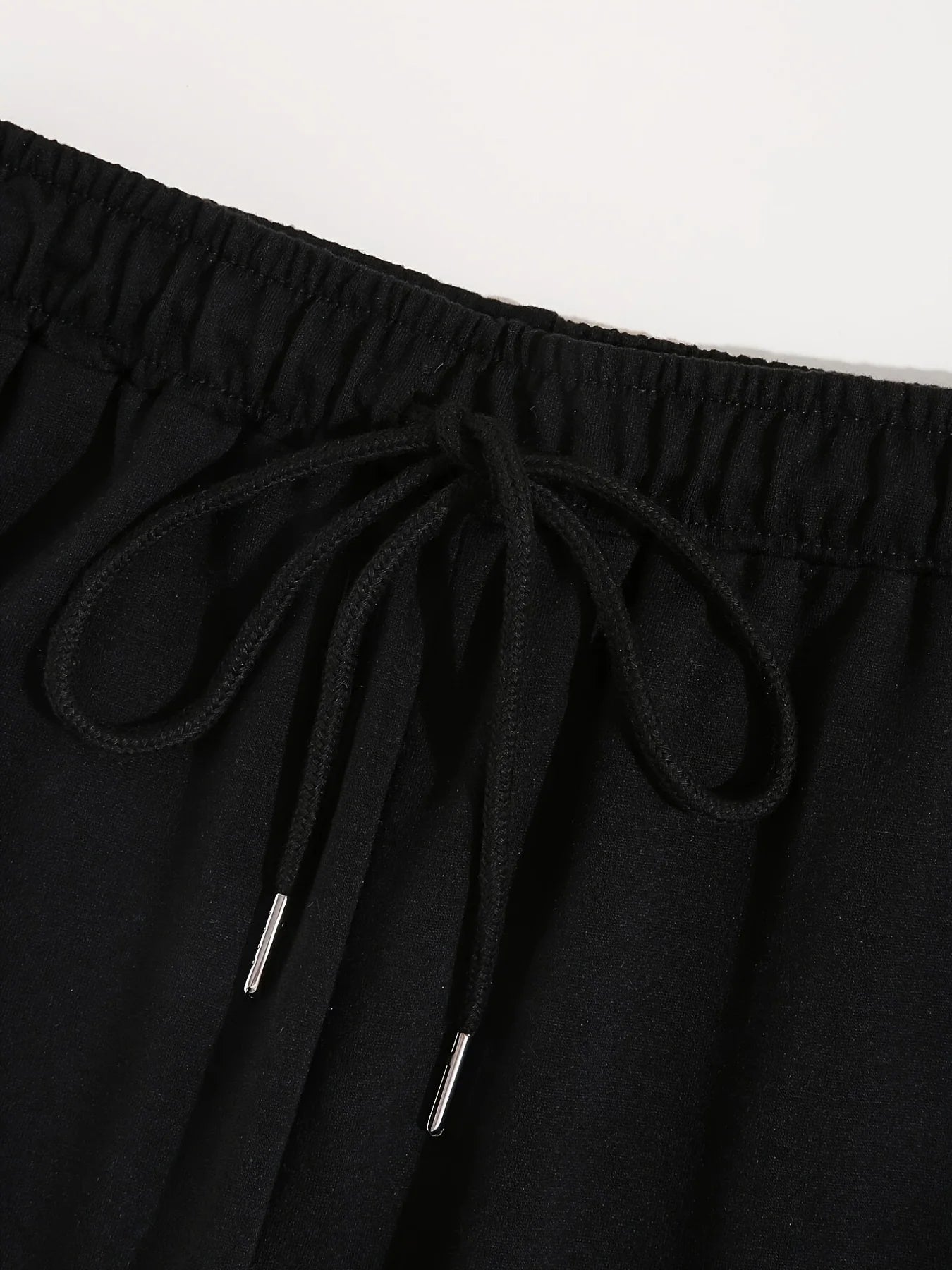 Kawaii Mushroom Sweatpants – Elastic Waist Joggers with Drawstring