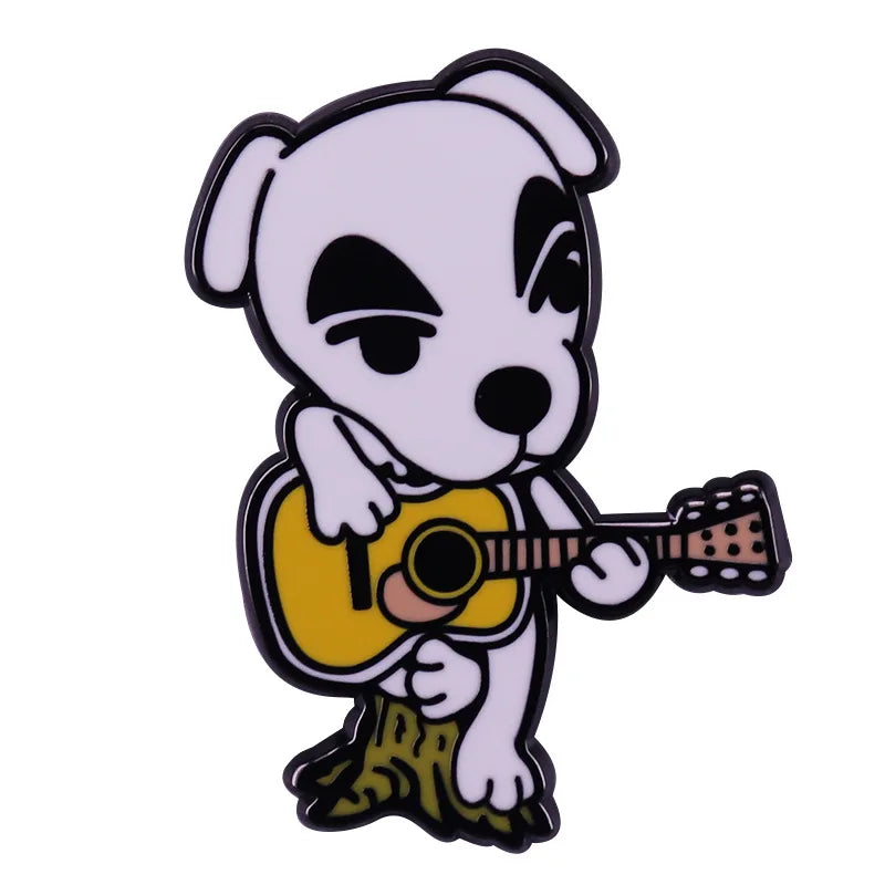 Animal Crossing Enamel Pins – Cute Backpack & Jacket Accessories for Gamers