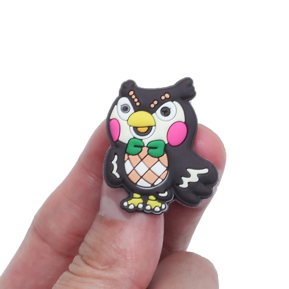 Animal Crossing Shoe Charms Set – 12-Piece Kawaii PVC Accessories for Clogs