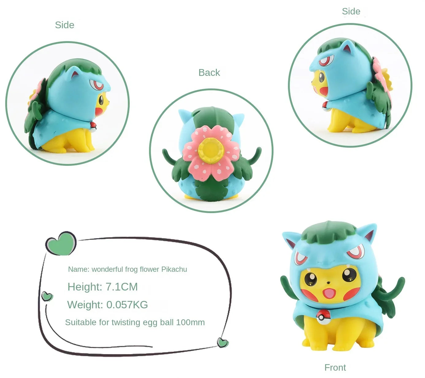 Pokemon Pikachu Cosplay Mini Figures | Cute Anime Sofa Doll Set with Sleeping Bag & Costumes – Fun Collectible Model Toy
