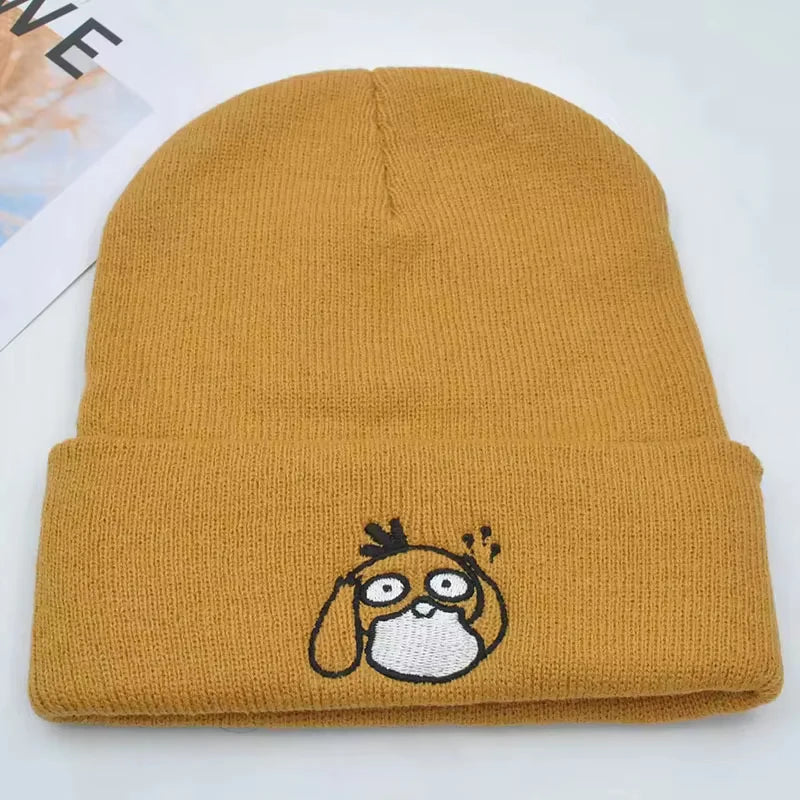 Kawaii Pokémon Beanies | Snorlax, Psyduck, Ditto & More – Cozy Winter Hat for Women, Teens & Anime Fans