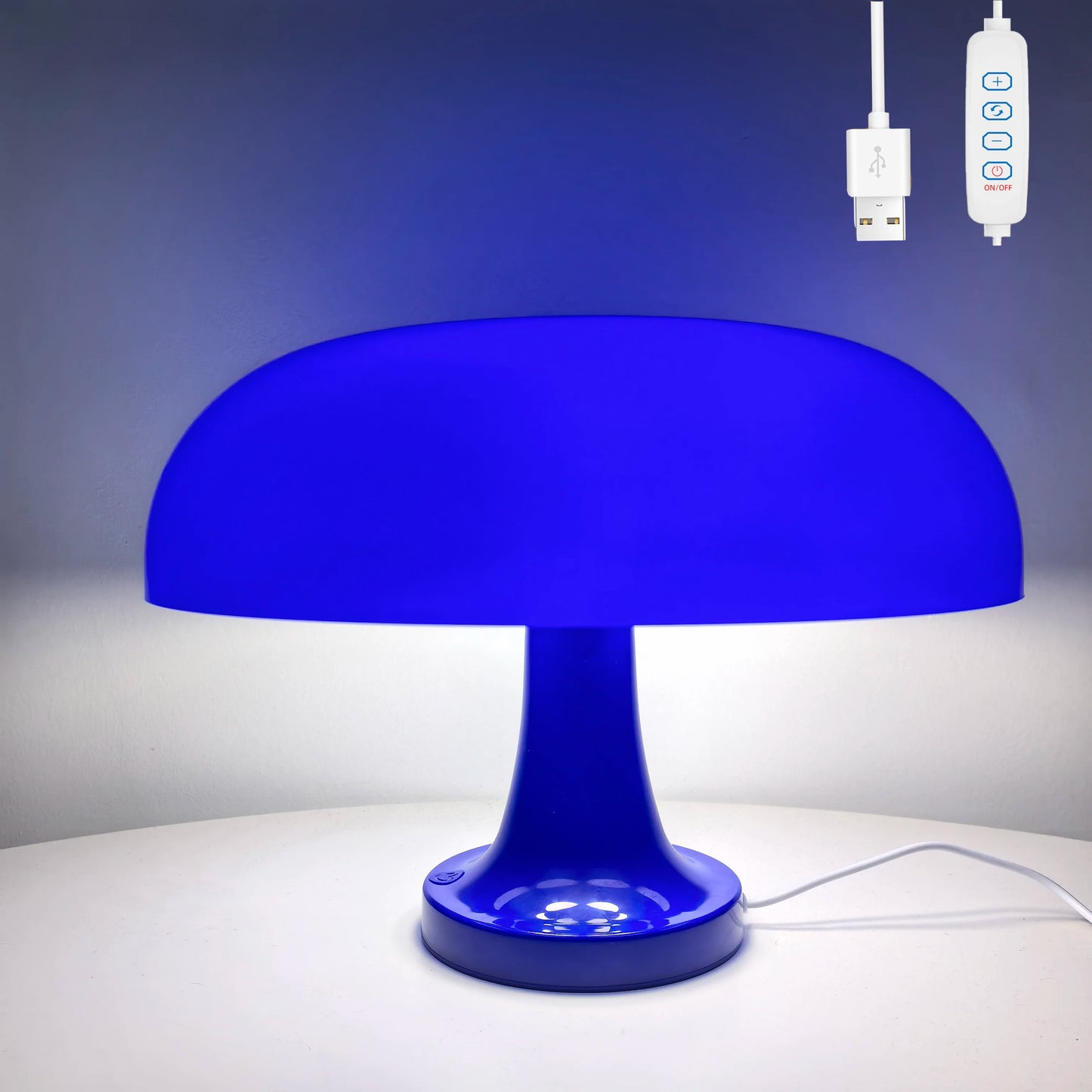Retro Mushroom Table Lamp – Danish Minimalist Night Light