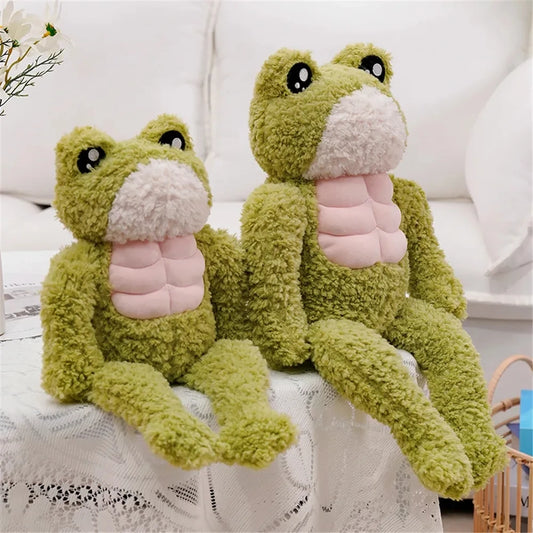 Strong Frog Plush Toy