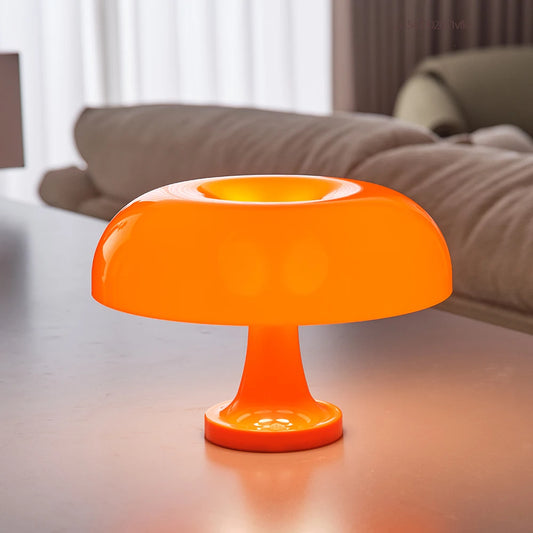 Retro Mushroom Table Lamp – Danish Minimalist Night Light