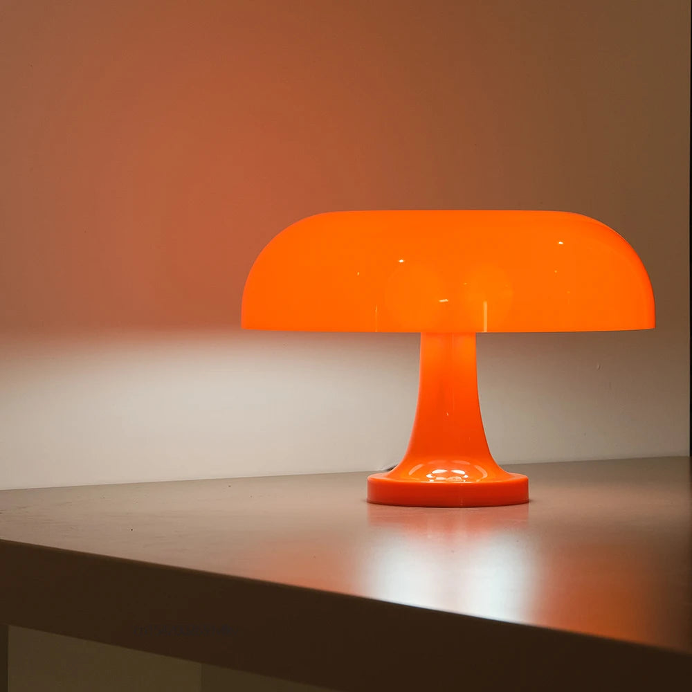 Retro Mushroom Table Lamp – Danish Minimalist Night Light