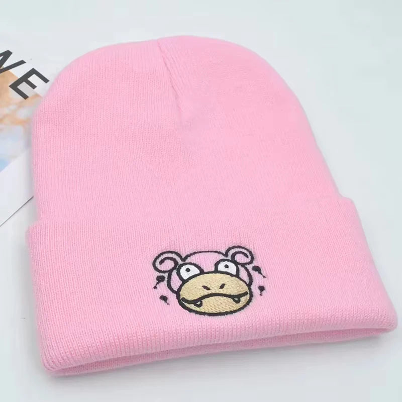 Kawaii Pokémon Beanies | Snorlax, Psyduck, Ditto & More – Cozy Winter Hat for Women, Teens & Anime Fans