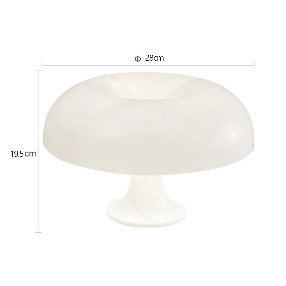 Retro Mushroom Table Lamp – Danish Minimalist Night Light