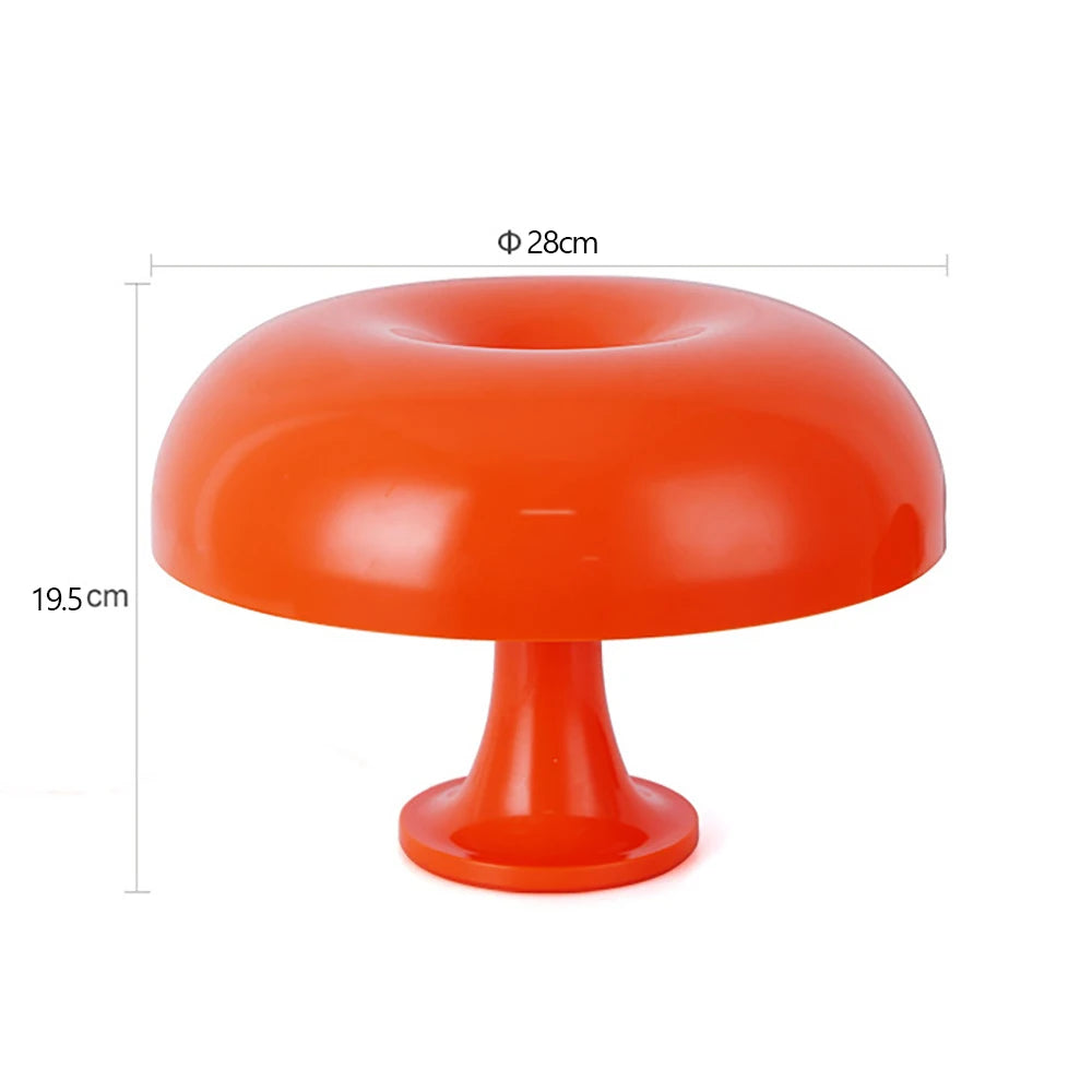 Retro Mushroom Table Lamp – Danish Minimalist Night Light