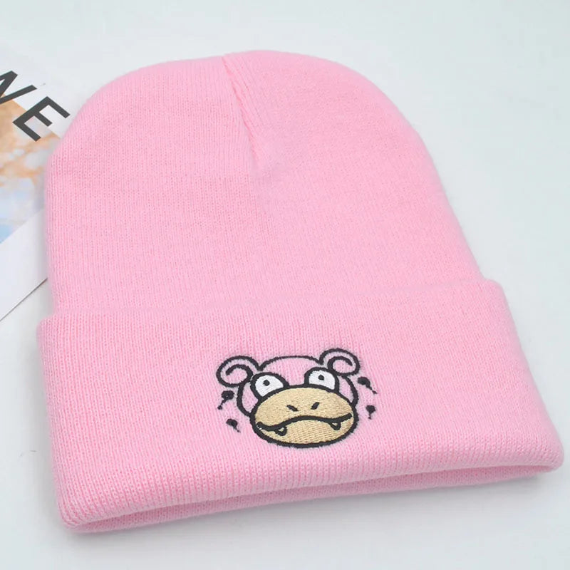 Kawaii Pokémon Beanies | Snorlax, Psyduck, Ditto & More – Cozy Winter Hat for Women, Teens & Anime Fans
