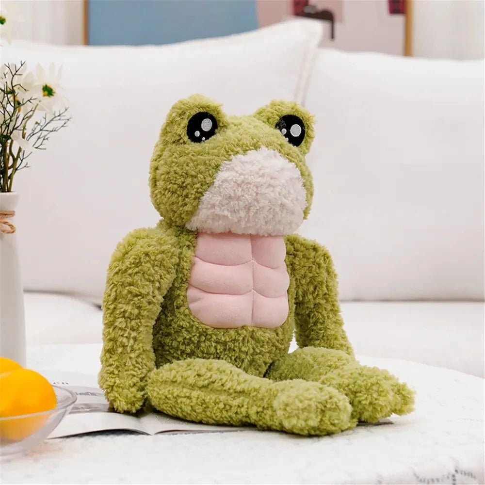 Strong Frog Plush Toy