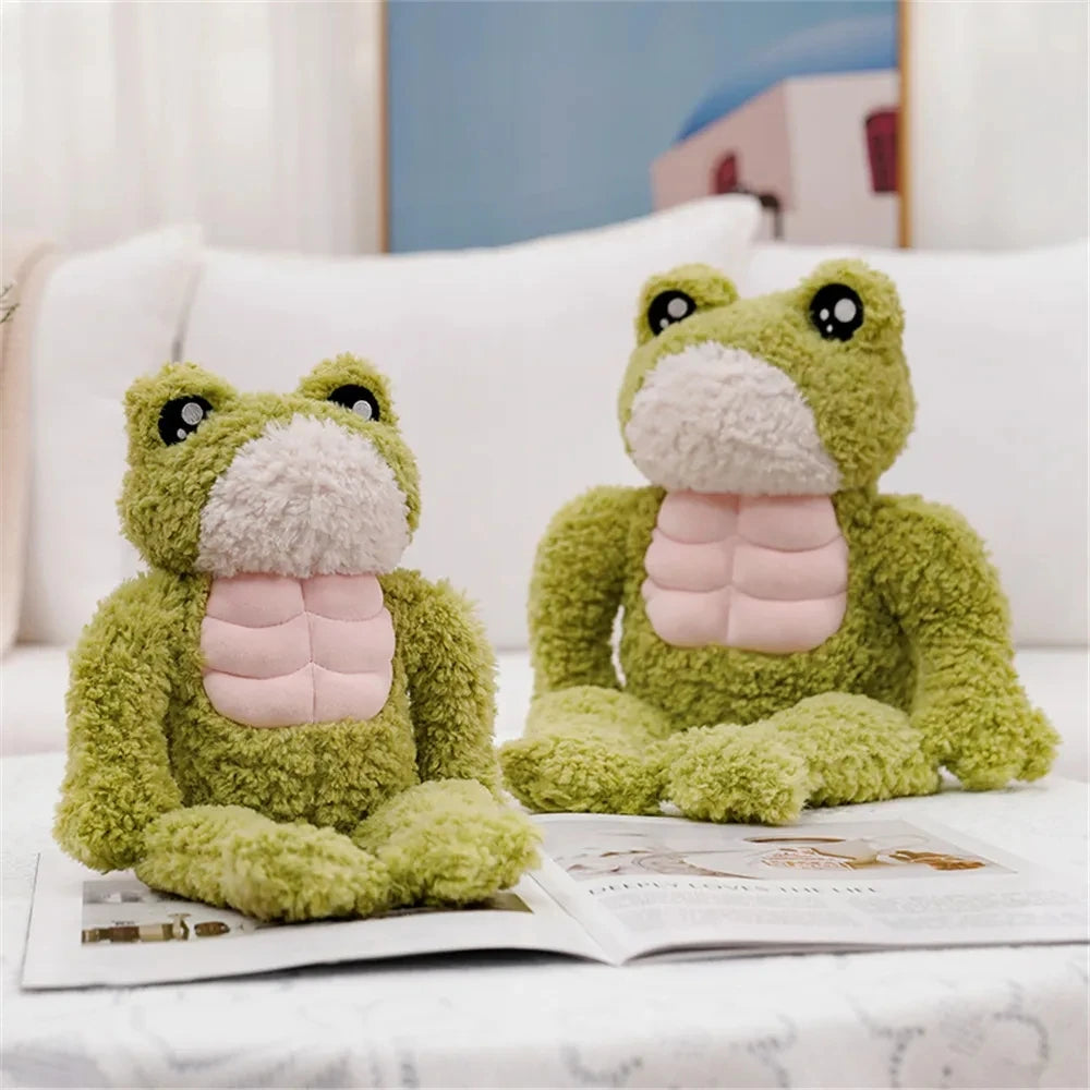 Strong Frog Plush Toy